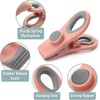 image:imageMr Pen Magnetic Chip Clips 6 Pack Airtight Seal  Reusable Bag Closers for Food Storage Snacks Bread amp Kitchen Organization Strong Plastic Clips for Refrigerator UseMuted Morandi