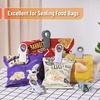image:imageMr Pen Magnetic Chip Clips 6 Pack Airtight Seal  Reusable Bag Closers for Food Storage Snacks Bread amp Kitchen Organization Strong Plastic Clips for Refrigerator UseGreen Ombre