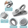 image:imageMr Pen Magnetic Chip Clips 6 Pack Airtight Seal  Reusable Bag Closers for Food Storage Snacks Bread amp Kitchen Organization Strong Plastic Clips for Refrigerator UseGray Shades