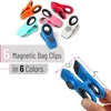 image:imageMr Pen Magnetic Chip Clips 6 Pack Airtight Seal  Reusable Bag Closers for Food Storage Snacks Bread amp Kitchen Organization Strong Plastic Clips for Refrigerator UseVibrant