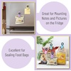 image:imageMr Pen Magnetic Chip Clips 6 Pack Airtight Seal  Reusable Bag Closers for Food Storage Snacks Bread amp Kitchen Organization Strong Plastic Clips for Refrigerator UsePastel