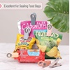 image:imageMr Pen Magnetic Chip Clips 6 Pack Airtight Seal  Reusable Bag Closers for Food Storage Snacks Bread amp Kitchen Organization Strong Plastic Clips for Refrigerator UseMuted Morandi