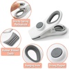image:imageMr Pen Magnetic Chip Clips 6 Pack Airtight Seal  Reusable Bag Closers for Food Storage Snacks Bread amp Kitchen Organization Strong Plastic Clips for Refrigerator UseWhite