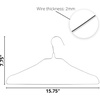image:imageMr Pen Metal Wire Hangers 20 Pack Gold  Slim and SpaceSaving Clothes Hangers Durable for Closet Organization and Garment StorageSilver