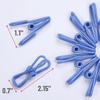 image:imageMr Pen PVCCoated Utility Clips 2 Inch 18 Pack Colorful  PVCCoated Steel Chip Bag Clips for Sealing Food Paper Holder Clothesline Clip for Laundry Hanging Kitchen BagsBlue