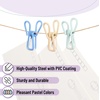 image:imageMr Pen PVCCoated Utility Clips 2 Inch 18 Pack Colorful  PVCCoated Steel Chip Bag Clips for Sealing Food Paper Holder Clothesline Clip for Laundry Hanging Kitchen BagsPastel