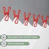 image:imageMr Pen PVCCoated Utility Clips 2 Inch 18 Pack Colorful  PVCCoated Steel Chip Bag Clips for Sealing Food Paper Holder Clothesline Clip for Laundry Hanging Kitchen BagsRed
