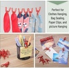 image:imageMr Pen PVCCoated Utility Clips 2 Inch 18 Pack Colorful  PVCCoated Steel Chip Bag Clips for Sealing Food Paper Holder Clothesline Clip for Laundry Hanging Kitchen BagsRed