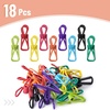 image:imageMr Pen PVCCoated Utility Clips 2 Inch 18 Pack Colorful  PVCCoated Steel Chip Bag Clips for Sealing Food Paper Holder Clothesline Clip for Laundry Hanging Kitchen BagsVibrant
