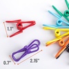 image:imageMr Pen PVCCoated Utility Clips 2 Inch 18 Pack Colorful  PVCCoated Steel Chip Bag Clips for Sealing Food Paper Holder Clothesline Clip for Laundry Hanging Kitchen BagsVibrant