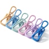 image:imageMr Pen PVCCoated Utility Clips 2 Inch 18 Pack Colorful  PVCCoated Steel Chip Bag Clips for Sealing Food Paper Holder Clothesline Clip for Laundry Hanging Kitchen BagsBlack