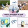 image:imageMr Pen PVCCoated Utility Clips 2 Inch 18 Pack Colorful  PVCCoated Steel Chip Bag Clips for Sealing Food Paper Holder Clothesline Clip for Laundry Hanging Kitchen BagsWhite