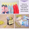 image:imageMr Pen PVCCoated Utility Clips 2 Inch 18 Pack Colorful  PVCCoated Steel Chip Bag Clips for Sealing Food Paper Holder Clothesline Clip for Laundry Hanging Kitchen BagsYellow