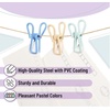 image:imageMr Pen PVCCoated Utility Clips 2 Inch 18 Pack Colorful  PVCCoated Steel Chip Bag Clips for Sealing Food Paper Holder Clothesline Clip for Laundry Hanging Kitchen BagsBlack