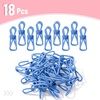 image:imageMr Pen PVCCoated Utility Clips 2 Inch 18 Pack Colorful  PVCCoated Steel Chip Bag Clips for Sealing Food Paper Holder Clothesline Clip for Laundry Hanging Kitchen BagsBlue