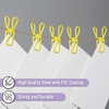 image:imageMr Pen PVCCoated Utility Clips 2 Inch 18 Pack Colorful  PVCCoated Steel Chip Bag Clips for Sealing Food Paper Holder Clothesline Clip for Laundry Hanging Kitchen BagsYellow