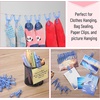 image:imageMr Pen PVCCoated Utility Clips 2 Inch 18 Pack Colorful  PVCCoated Steel Chip Bag Clips for Sealing Food Paper Holder Clothesline Clip for Laundry Hanging Kitchen BagsBlue