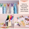 image:imageMr Pen PVCCoated Utility Clips 2 Inch 18 Pack Colorful  PVCCoated Steel Chip Bag Clips for Sealing Food Paper Holder Clothesline Clip for Laundry Hanging Kitchen BagsVibrant