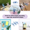 image:imageMr Pen PVCCoated Utility Clips 2 Inch 18 Pack Colorful  PVCCoated Steel Chip Bag Clips for Sealing Food Paper Holder Clothesline Clip for Laundry Hanging Kitchen BagsBlack  White