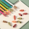 image:imageMr Pen Pencil Top Erasers 120 Pack LatexFree NoSmudge  Cap Pencil Erasers for Precise Erasing Kids Teachers Studying Supplies Vibrant ColorsAutumn Earth
