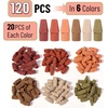 image:imageMr Pen Pencil Top Erasers 120 Pack LatexFree NoSmudge  Cap Pencil Erasers for Precise Erasing Kids Teachers Studying Supplies Vibrant ColorsAutumn Earth