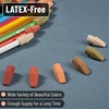 image:imageMr Pen Pencil Top Erasers 120 Pack LatexFree NoSmudge  Cap Pencil Erasers for Precise Erasing Kids Teachers Studying Supplies Vibrant ColorsAutumn Earth