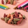 image:imageMr Pen Pencil Top Erasers 120 Pack LatexFree NoSmudge  Cap Pencil Erasers for Precise Erasing Kids Teachers Studying Supplies Vibrant ColorsAutumn Earth