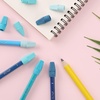 image:imageMr Pen Pencil Top Erasers 120 Pack LatexFree NoSmudge  Cap Pencil Erasers for Precise Erasing Kids Teachers Studying Supplies Vibrant ColorsBlue Shades