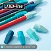 image:imageMr Pen Pencil Top Erasers 120 Pack LatexFree NoSmudge  Cap Pencil Erasers for Precise Erasing Kids Teachers Studying Supplies Vibrant ColorsBlue Shades