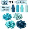 image:imageMr Pen Pencil Top Erasers 120 Pack LatexFree NoSmudge  Cap Pencil Erasers for Precise Erasing Kids Teachers Studying Supplies Vibrant ColorsBlue Shades