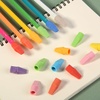 image:imageMr Pen Pencil Top Erasers 120 Pack LatexFree NoSmudge  Cap Pencil Erasers for Precise Erasing Kids Teachers Studying Supplies Vibrant ColorsBright