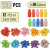 image:imageMr Pen Pencil Top Erasers 120 Pack LatexFree NoSmudge  Cap Pencil Erasers for Precise Erasing Kids Teachers Studying Supplies Vibrant ColorsBright