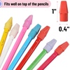 image:imageMr Pen Pencil Top Erasers 120 Pack LatexFree NoSmudge  Cap Pencil Erasers for Precise Erasing Kids Teachers Studying Supplies Vibrant ColorsColorful