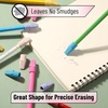 image:imageMr Pen Pencil Top Erasers 120 Pack LatexFree NoSmudge  Cap Pencil Erasers for Precise Erasing Kids Teachers Studying Supplies Vibrant ColorsColorful
