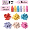 image:imageMr Pen Pencil Top Erasers 120 Pack LatexFree NoSmudge  Cap Pencil Erasers for Precise Erasing Kids Teachers Studying Supplies Vibrant ColorsColorful