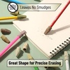 image:imageMr Pen Pencil Top Erasers 120 Pack LatexFree NoSmudge  Cap Pencil Erasers for Precise Erasing Kids Teachers Studying Supplies Vibrant ColorsDark and Earthy