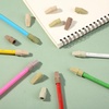 image:imageMr Pen Pencil Top Erasers 120 Pack LatexFree NoSmudge  Cap Pencil Erasers for Precise Erasing Kids Teachers Studying Supplies Vibrant ColorsDark and Earthy