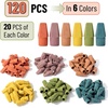 image:imageMr Pen Pencil Top Erasers 120 Pack LatexFree NoSmudge  Cap Pencil Erasers for Precise Erasing Kids Teachers Studying Supplies Vibrant ColorsFolk Festival