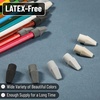 image:imageMr Pen Pencil Top Erasers 120 Pack LatexFree NoSmudge  Cap Pencil Erasers for Precise Erasing Kids Teachers Studying Supplies Vibrant ColorsGrayscale