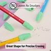 image:imageMr Pen Pencil Top Erasers 120 Pack LatexFree NoSmudge  Cap Pencil Erasers for Precise Erasing Kids Teachers Studying Supplies Vibrant ColorsGreen