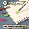 image:imageMr Pen Pencil Top Erasers 120 Pack LatexFree NoSmudge  Cap Pencil Erasers for Precise Erasing Kids Teachers Studying Supplies Vibrant ColorsGreen Shades