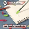 image:imageMr Pen Pencil Top Erasers 120 Pack LatexFree NoSmudge  Cap Pencil Erasers for Precise Erasing Kids Teachers Studying Supplies Vibrant ColorsLate Harvest