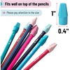 image:imageMr Pen Pencil Top Erasers 120 Pack LatexFree NoSmudge  Cap Pencil Erasers for Precise Erasing Kids Teachers Studying Supplies Vibrant ColorsMuted Pastel
