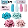 image:imageMr Pen Pencil Top Erasers 120 Pack LatexFree NoSmudge  Cap Pencil Erasers for Precise Erasing Kids Teachers Studying Supplies Vibrant ColorsMuted Pastel