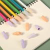 image:imageMr Pen Pencil Top Erasers 120 Pack LatexFree NoSmudge  Cap Pencil Erasers for Precise Erasing Kids Teachers Studying Supplies Vibrant ColorsNatural Colors