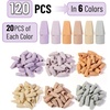 image:imageMr Pen Pencil Top Erasers 120 Pack LatexFree NoSmudge  Cap Pencil Erasers for Precise Erasing Kids Teachers Studying Supplies Vibrant ColorsNatural Colors