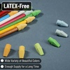 image:imageMr Pen Pencil Top Erasers 120 Pack LatexFree NoSmudge  Cap Pencil Erasers for Precise Erasing Kids Teachers Studying Supplies Vibrant ColorsNature Shades