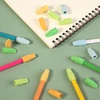 image:imageMr Pen Pencil Top Erasers 120 Pack LatexFree NoSmudge  Cap Pencil Erasers for Precise Erasing Kids Teachers Studying Supplies Vibrant ColorsNature Shades