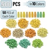 image:imageMr Pen Pencil Top Erasers 120 Pack LatexFree NoSmudge  Cap Pencil Erasers for Precise Erasing Kids Teachers Studying Supplies Vibrant ColorsNature Shades