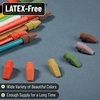 image:imageMr Pen Pencil Top Erasers 120 Pack LatexFree NoSmudge  Cap Pencil Erasers for Precise Erasing Kids Teachers Studying Supplies Vibrant ColorsOld Mill